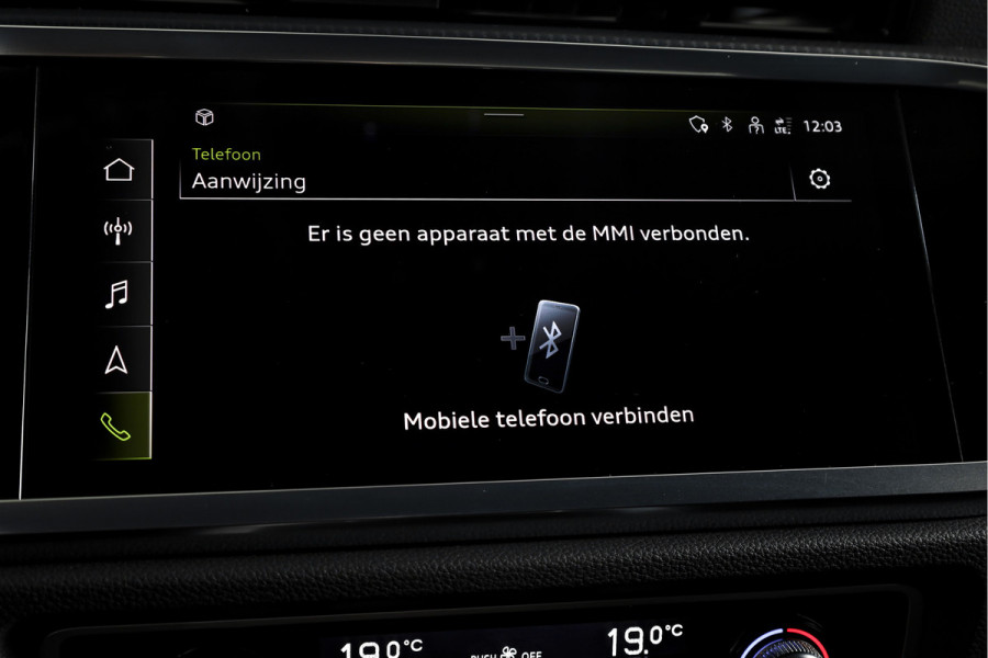 Audi Q3 45 TFSI e S edition S-line - Automaat | Dig. Cockpit | Adapt. Cruise | PDC | NAV + App. Connect | ECC | DAB | Elek. Klep | Elek. Trekhaak | LM 20" |