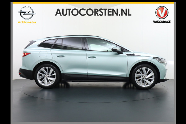 Škoda ENYAQ iV 60 180PK Apple Carplay Android NaviCamera 20" Matrix-Led Pdc-a+v Ecc Lmv Parkeerpakket Stoel+Stuurverwarming Comfortpakket Sport Lichtpakket Dab Keyless advanced Bluetooth Cruise ControlRijstrooksensor Connected services Privacy Glas 1e Eigenaar Nieuwprijs €45.125 Origineel Nederlandse Auto