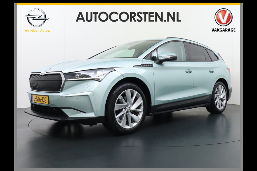 Škoda ENYAQ iV 60 180PK Apple Carplay Android NaviCamera 20" Matrix-Led Pdc-a+v Ecc Lmv Parkeerpakket Stoel+Stuurverwarming Comfortpakket Sport Lichtpakket Dab Keyless advanced Bluetooth Cruise ControlRijstrooksensor Connected services Privacy Glas 1e Eigenaar Nieuwprijs €45.125 Origineel Nederlandse Auto