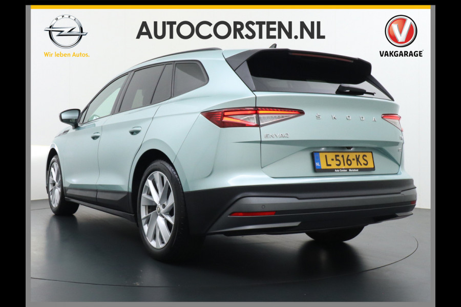 Škoda ENYAQ iV 60 180PK Apple Carplay Android NaviCamera 20" Matrix-Led Pdc-a+v Ecc Lmv Parkeerpakket Stoel+Stuurverwarming Comfortpakket Sport Lichtpakket Dab Keyless advanced Bluetooth Cruise ControlRijstrooksensor Connected services Privacy Glas 1e Eigenaar Nieuwprijs €45.125 Origineel Nederlandse Auto