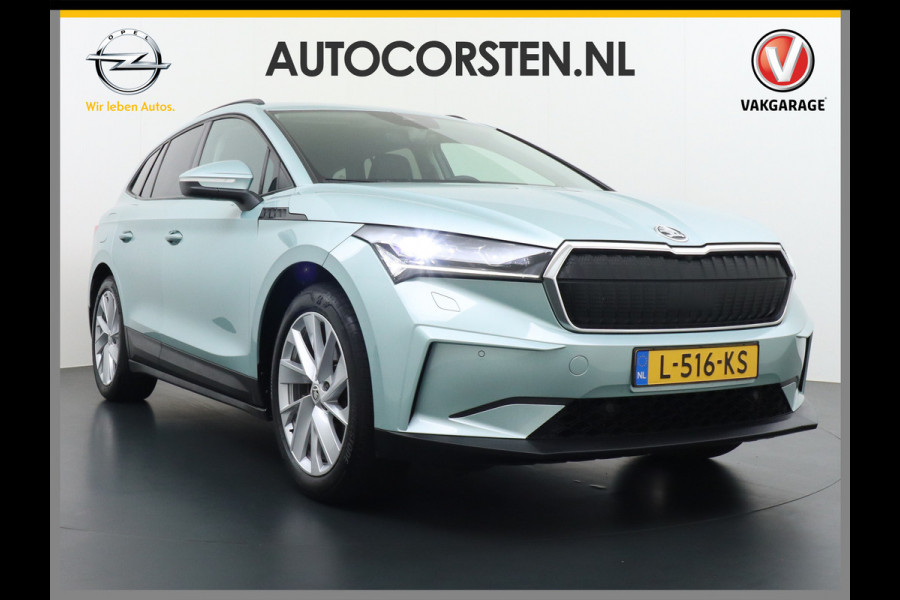 Škoda ENYAQ iV 60 180PK Apple Carplay Android NaviCamera 20" Matrix-Led Pdc-a+v Ecc Lmv Parkeerpakket Stoel+Stuurverwarming Comfortpakket Sport Lichtpakket Dab Keyless advanced Bluetooth Cruise ControlRijstrooksensor Connected services Privacy Glas 1e Eigenaar Nieuwprijs €45.125 Origineel Nederlandse Auto