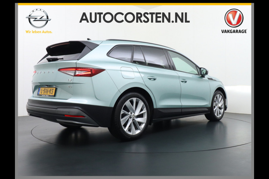 Škoda ENYAQ iV 60 180PK Apple Carplay Android NaviCamera 20" Matrix-Led Pdc-a+v Ecc Lmv Parkeerpakket Stoel+Stuurverwarming Comfortpakket Sport Lichtpakket Dab Keyless advanced Bluetooth Cruise ControlRijstrooksensor Connected services Privacy Glas 1e Eigenaar Nieuwprijs €45.125 Origineel Nederlandse Auto