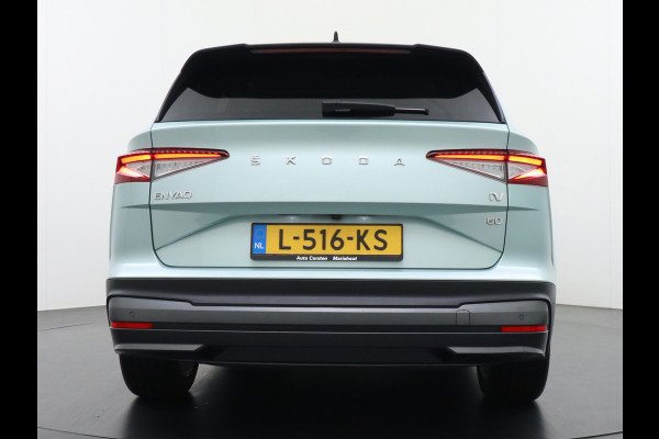 Škoda ENYAQ iV 60 180PK Apple Carplay Android NaviCamera 20" Matrix-Led Pdc-a+v Ecc Lmv Parkeerpakket Stoel+Stuurverwarming Comfortpakket Sport Lichtpakket Dab Keyless advanced Bluetooth Cruise ControlRijstrooksensor Connected services Privacy Glas 1e Eigenaar Nieuwprijs €45.125 Origineel Nederlandse Auto