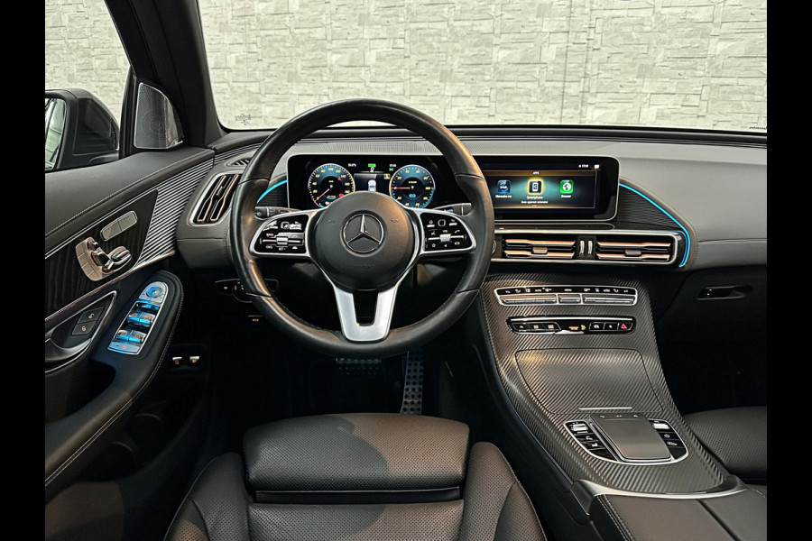 Mercedes-Benz EQC AMG Premium | 360 Camera | Distronic + | Stoelventilatie | Burmester | 21" | Headup | Keyless-Go | Trekhaak | 2x Memory | Achterbankverwarming | Sfeerverlichting | Carplay | Panodak | Widescreen | 12-2019 | 69dkm! Bovag Garantie |