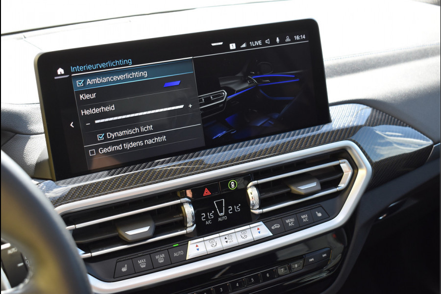 BMW X3 xDrive30e M-Sport Pakket 292 Pk Brooklyn Grau 12-2021 Laser Led Pano Navi Leder HUD Camera Carbon Trekhaak 20 Inch