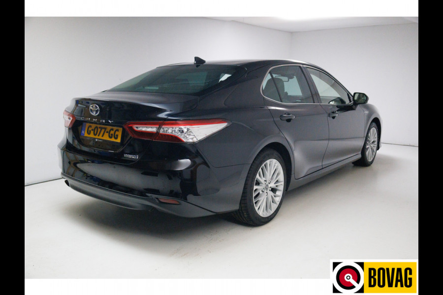 Toyota Camry 2.5 Hybrid Premium Leer | Elektrisch verst.stoelen | Adaptive cruise | JBL Audio Camera, Navigatie, Stoelverwarming, Keyless, Zeer luxe uitgevoerd