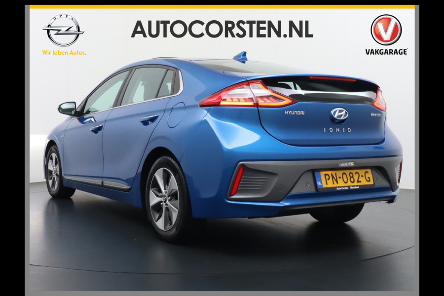 Hyundai IONIQ Premium EV Leer+elektr.Verst.+Verwarmd Schuif/Kan-dak Adapive-Cruise Apple Carplay Android Auto Navi Ecc Camera Pdc Bank+stoel+S Memory Keyless DAB Stoel Elek.Verstelbaar Led Bluetooth Regensensor Rijstrooksensor Origineel Nederlandse Auto Zeer Compleet!