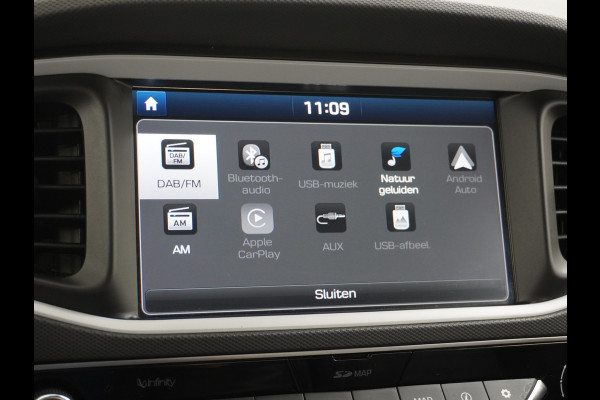 Hyundai IONIQ Premium EV Leer+elektr.Verst.+Verwarmd Schuif/Kan-dak Adapive-Cruise Apple Carplay Android Auto Navi Ecc Camera Pdc Bank+stoel+S Memory Keyless DAB Stoel Elek.Verstelbaar Led Bluetooth Regensensor Rijstrooksensor Origineel Nederlandse Auto Zeer Compleet!
