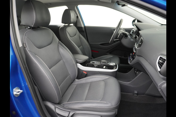 Hyundai IONIQ Premium EV Leer+elektr.Verst.+Verwarmd Schuif/Kan-dak Adapive-Cruise Apple Carplay Android Auto Navi Ecc Camera Pdc Bank+stoel+S Memory Keyless DAB Stoel Elek.Verstelbaar Led Bluetooth Regensensor Rijstrooksensor Origineel Nederlandse Auto Zeer Compleet!