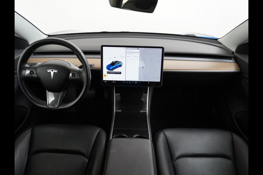 Tesla Model 3 Long Range AWD 75kWh 463PK Elektr.Achterklep ! 19"Lmv FSD-3 Computer Premium Audio AutoPilot Panoramadak Camera's Leer Adaptive- 4WD Stoel en achterbank verwarming Elektr.Stoelen+Memory+Easy-Entry WiFi 1e Eigenaar Origineel Nederlandse Auto Garantie op Accu/Motor tot 07-06-2027/192.000km