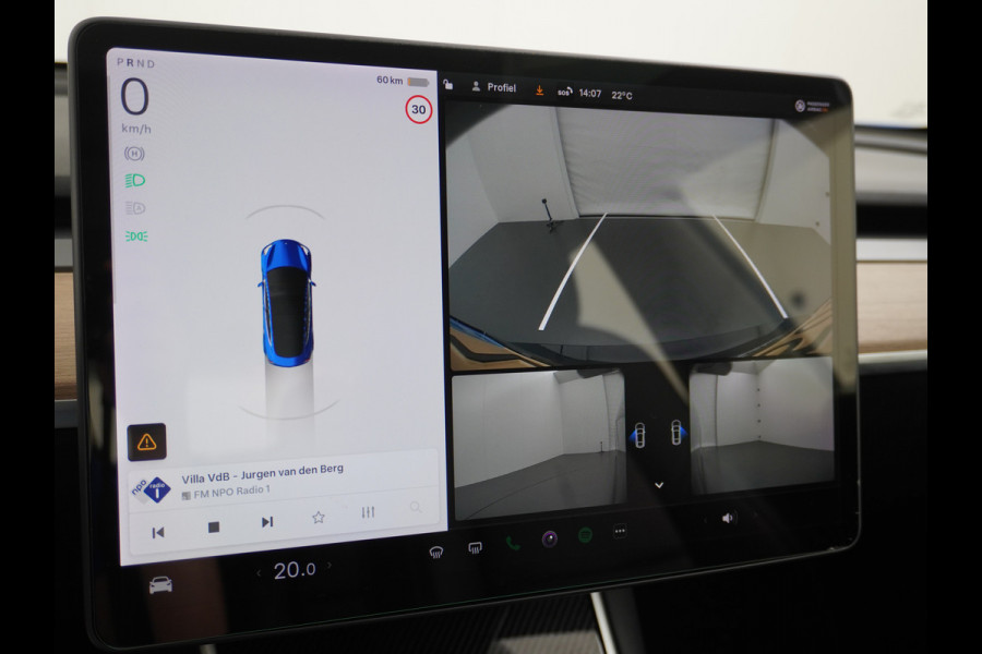 Tesla Model 3 Long Range AWD 75kWh 463PK Elektr.Achterklep ! 19"Lmv FSD-3 Computer Premium Audio AutoPilot Panoramadak Camera's Leer Adaptive- 4WD Stoel en achterbank verwarming Elektr.Stoelen+Memory+Easy-Entry WiFi 1e Eigenaar Origineel Nederlandse Auto Garantie op Accu/Motor tot 07-06-2027/192.000km
