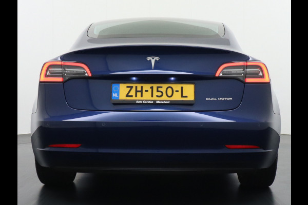 Tesla Model 3 Long Range AWD 75kWh 463PK Elektr.Achterklep ! 19"Lmv FSD-3 Computer Premium Audio AutoPilot Panoramadak Camera's Leer Adaptive- 4WD Stoel en achterbank verwarming Elektr.Stoelen+Memory+Easy-Entry WiFi 1e Eigenaar Origineel Nederlandse Auto Garantie op Accu/Motor tot 07-06-2027/192.000km