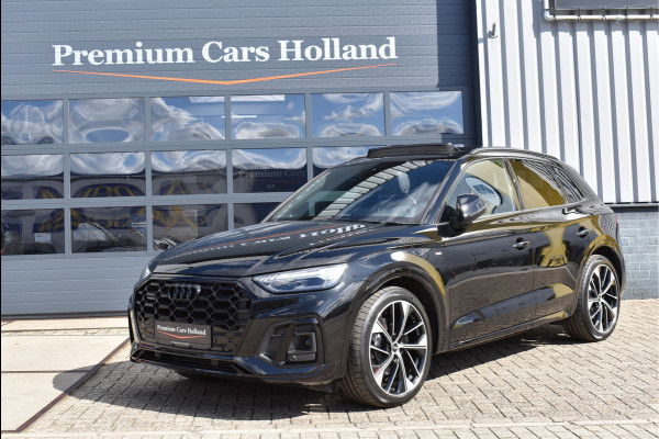 Audi Q5 50 TFSI e S-Line 299 Pk Pano Luchtvering Sfeer Keyless Matrix Led Leder SQ5 21 Inch