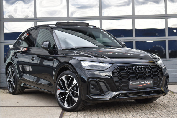 Audi Q5 50 TFSI e S-Line 299 Pk Pano Luchtvering Sfeer Keyless Matrix Led Leder SQ5 21 Inch