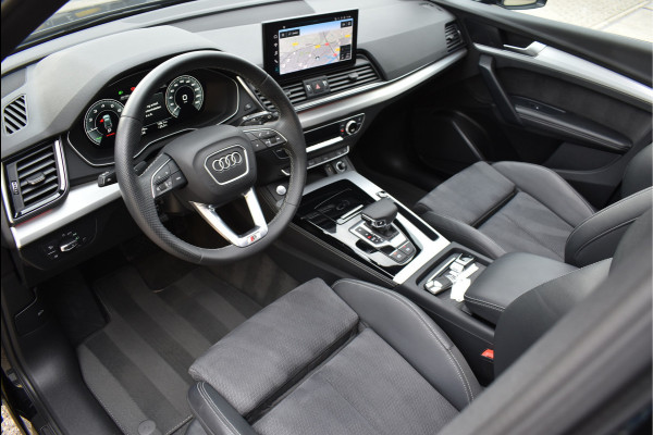 Audi Q5 50 TFSI e S-Line 299 Pk Pano Luchtvering Sfeer Keyless Matrix Led Leder SQ5 21 Inch