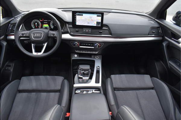 Audi Q5 50 TFSI e S-Line 299 Pk Pano Luchtvering Sfeer Keyless Matrix Led Leder SQ5 21 Inch