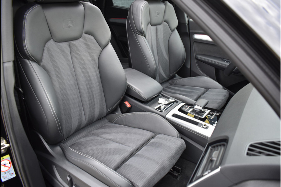 Audi Q5 50 TFSI e S-Line 299 Pk Pano Luchtvering Sfeer Keyless Matrix Led Leder SQ5 21 Inch