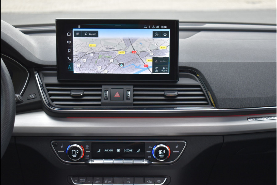 Audi Q5 50 TFSI e S-Line 299 Pk Pano Luchtvering Sfeer Keyless Matrix Led Leder SQ5 21 Inch