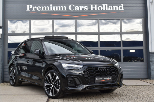 Audi Q5 50 TFSI e S-Line 299 Pk Pano Luchtvering Sfeer Keyless Matrix Led Leder SQ5 21 Inch