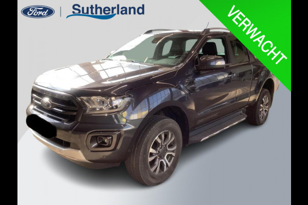 Ford Ranger 2.0 EcoBlue Wildtrak Supercab | Sea Grey | Rollertop |  Trekhaak | Stoelverwarming |  Adaptieve cruise control