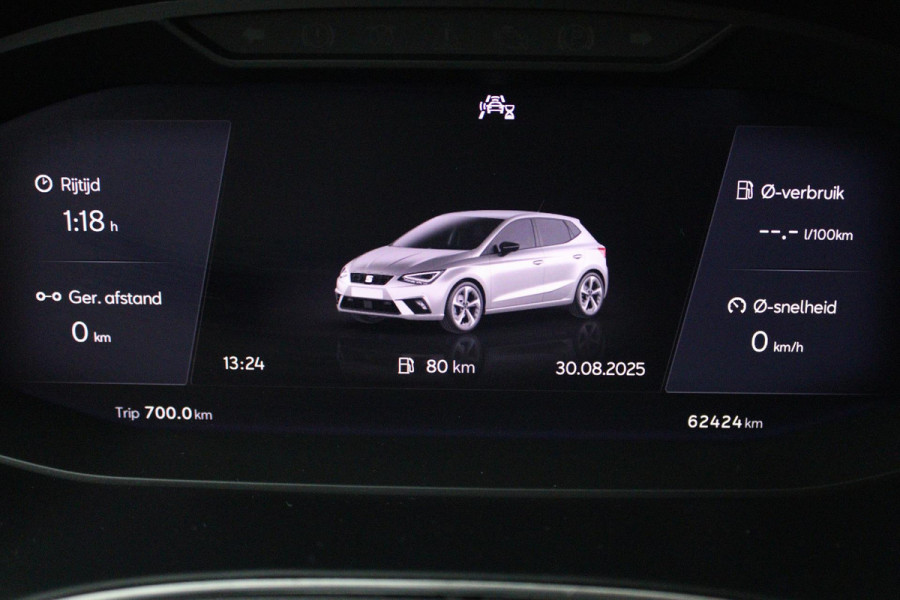 Seat Ibiza 1.0 EcoTSI FR Business Intense (ACHTERUITRIJCAMERA, STOELVERWARMING, DIGITALE COCKPIT, PARKEERSENSOREN, NAVIGATIE)