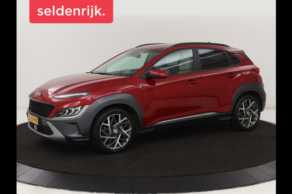 Hyundai Kona 1.6 GDI HEV Premium | Leder | Head-Up | Stoel & stuurverwarming | Adaptive cruise | Camera | Carplay | Keyless | Navigatie | Keyless | Full LED