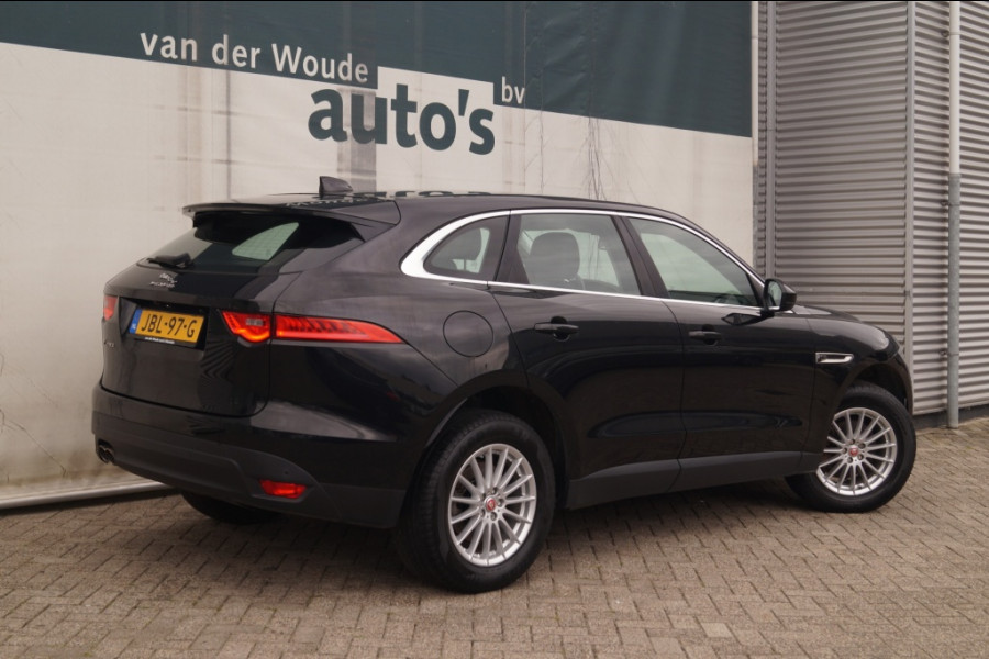 Jaguar F-Pace 2.0d 180pk AWD Prestige -LEER-NAVI-CAM-ECC-