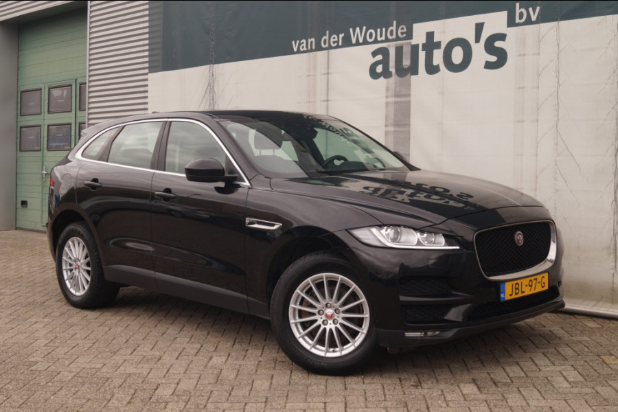 Jaguar F-Pace 2.0d 180pk AWD Prestige -LEER-NAVI-CAM-ECC-