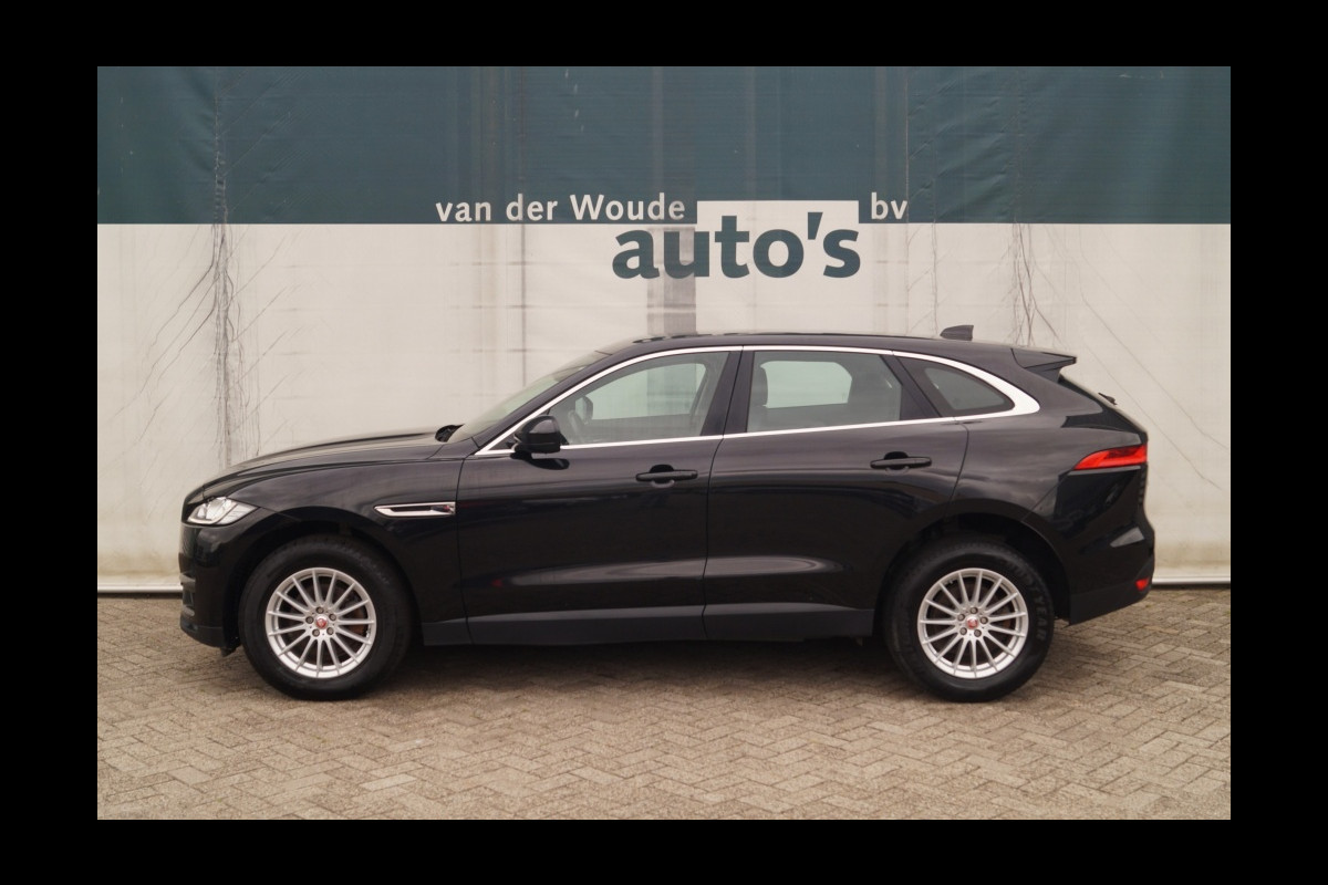 Jaguar F-Pace 2.0d 180pk AWD Prestige -LEER-NAVI-CAM-ECC-
