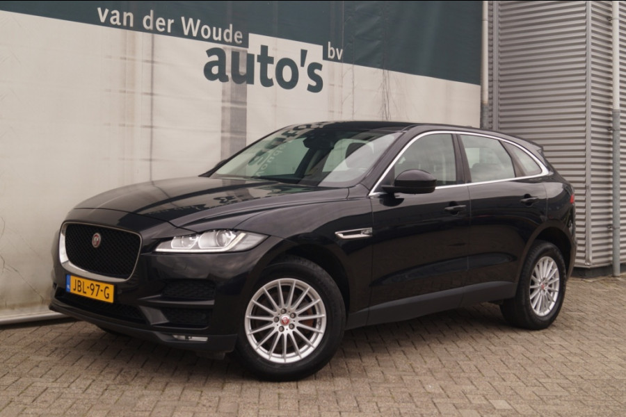 Jaguar F-Pace 2.0d 180pk AWD Prestige -LEER-NAVI-CAM-ECC-