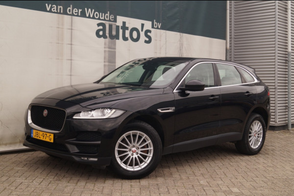 Jaguar F-Pace 2.0d 180pk AWD Prestige -LEER-NAVI-CAM-ECC-