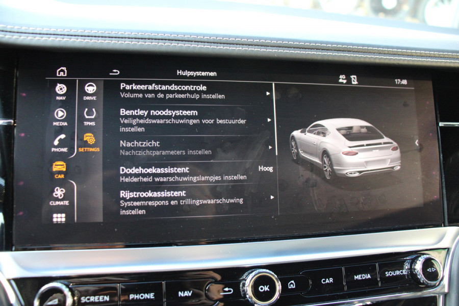 Bentley Continental GT 6.0 W12 | Massage | Camera V+A | Lederen Hemel | Apple CarPlay |