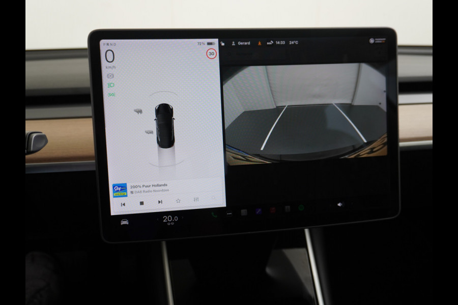 Tesla Model 3 Long Range AWD 75kWh 463PK SOH 99% 19"Lmv FSD-3 Computer Premium Audio AutoPilot Panoramadak Camera's Leer Adaptive-Cruise-Contr 4WD Stoel en achterbank verwarming Elektr.Stoelen+Memory+Easy-Entry WiFi Origineel Nederlandse Auto Garantie op Accu/Motor tot 22-04-2028/192.000km