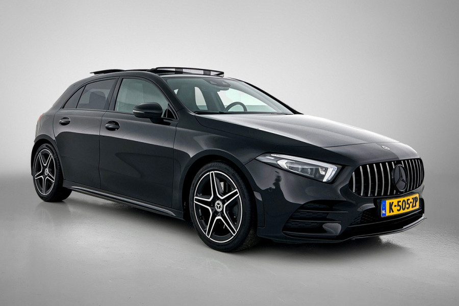 Mercedes-Benz A-Klasse 220 AMG Premium(BOM VOL, Pano, SfeerV, Burmester Audio, StoelV, Camera, Navi, PDC V+A, Etc)