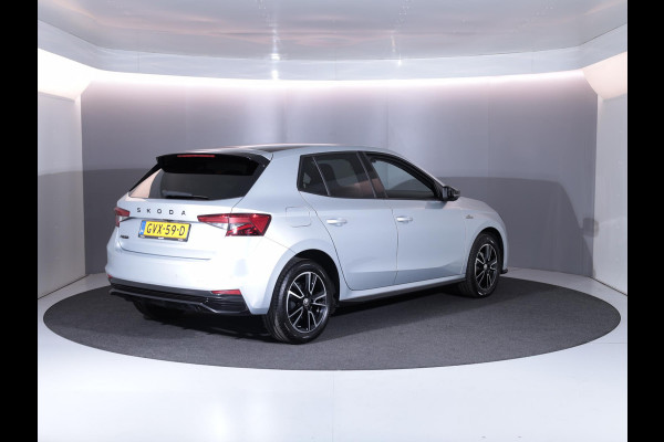 Škoda Fabia 1.0 TSI Monte Carlo 115 pk Automaat (DSG) | Verlengde garantie | Navigatie via App | Panoramadak | Parkeersensoren | Achteruitrijcamera | Stoelverwarming |