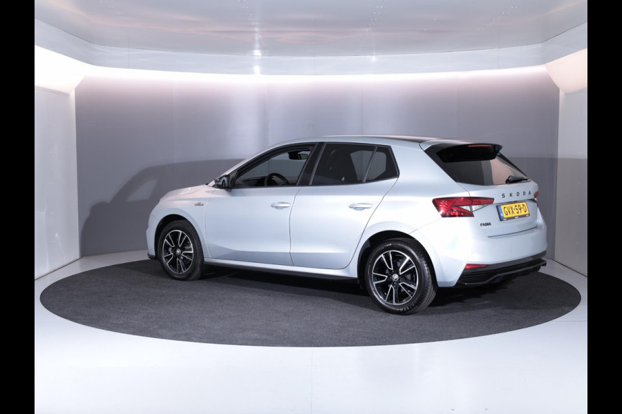 Škoda Fabia 1.0 TSI Monte Carlo 115 pk Automaat (DSG) | Verlengde garantie | Navigatie via App | Panoramadak | Parkeersensoren | Achteruitrijcamera | Stoelverwarming |