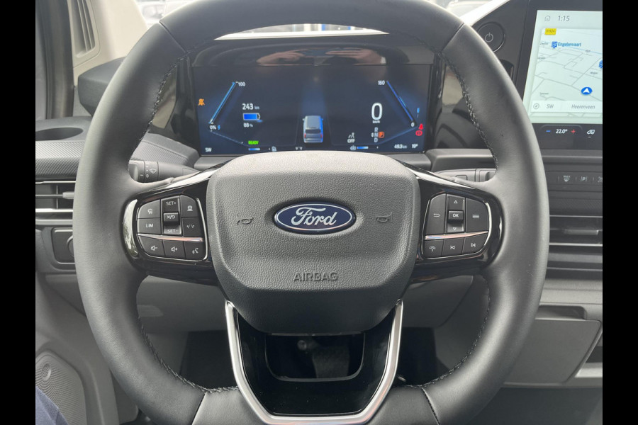Ford Transit E-Custom 340 L2H1 Limited 65 kWh | SCI | Ford Voorraad | Trekhaak | Drive Assistance Pack | Stoelverwarming | 17 Inch | Passagiersstoel | Rijklaarprijs |