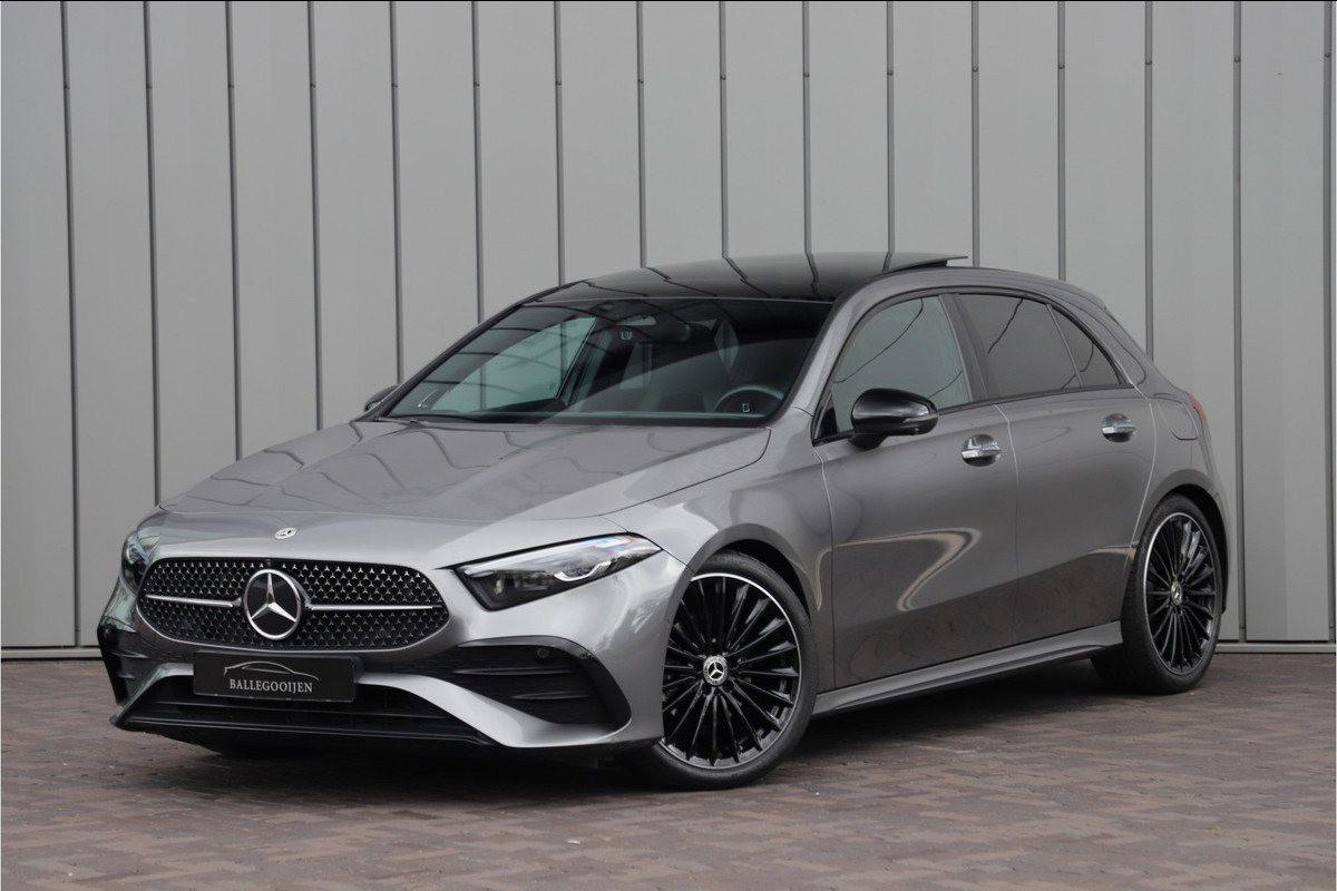 Mercedes-Benz A-Klasse 180 AMG Aut7 | Head-up | Keyles-go | Burmester | Pano | Sfeerverlichting | Multi-beam | 2023.
