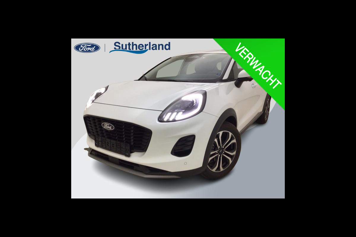 Ford Puma 1.0 EcoBoost Hybrid Titanium 125pk | Driver Assistance Pack | Winterpack | Matrix LED | Verlengde fabrieks garantie tot 03-2029 Ford Puma 1.0 EcoBoost Hybrid Titanium 125pk | Driver Assistance Pack | Winterpack | Matrix LED | Verlengde fabrieks garantie tot 03-2029