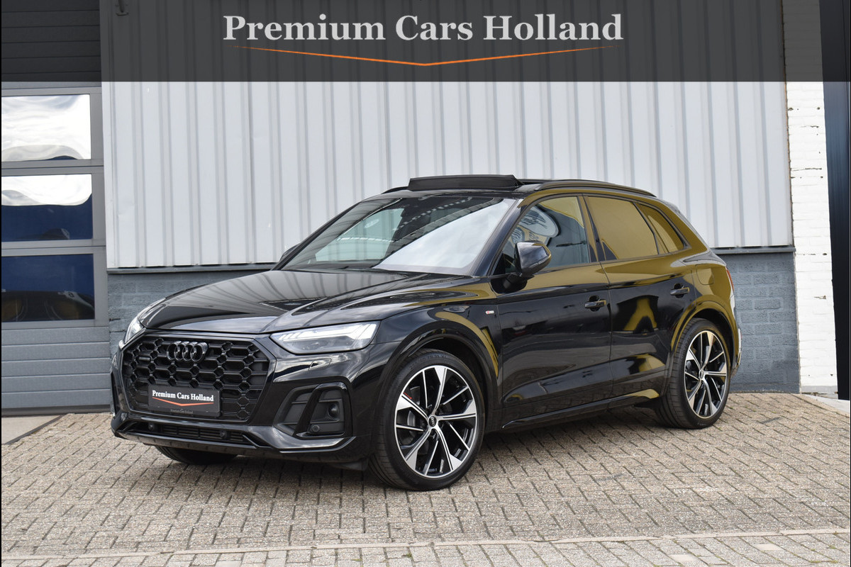 Audi Q5 50 TFSI e S-Line 299 Pk Pano Luchtvering Sfeer Keyless Matrix Led Leder SQ5 21 Inch Audi Q5 50 TFSI e S-Line 299 Pk Pano Luchtvering Sfeer Keyless Matrix Led Leder SQ5 21 Inch