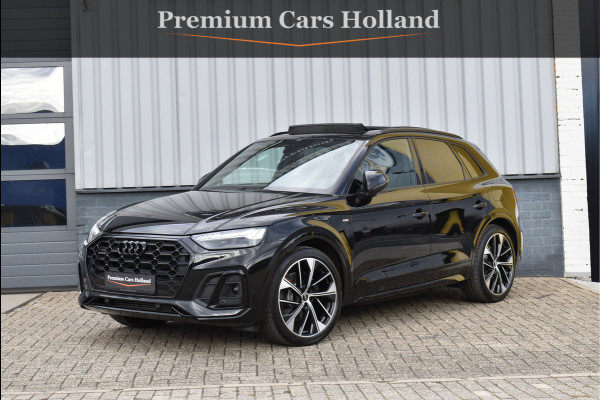 Audi Q5 50 TFSI e S-Line 299 Pk Pano Luchtvering Sfeer Keyless Matrix Led Leder SQ5 21 Inch