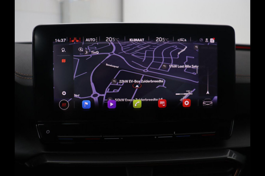 CUPRA Leon 1.4 eHybrid | 245pk | Stoel & stuurverwarming | Carplay | Memory | Sfeerverlichting | Parkeerhulp | Navigatie | Keyless | Full LED | Sportstoelen | Magnetic Tech Matt | PHEV | Plug In