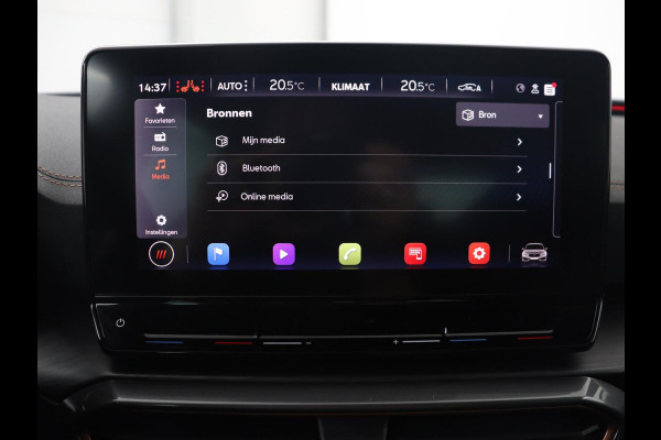 CUPRA Leon 1.4 eHybrid | 245pk | Stoel & stuurverwarming | Carplay | Memory | Sfeerverlichting | Parkeerhulp | Navigatie | Keyless | Full LED | Sportstoelen | Magnetic Tech Matt | PHEV | Plug In