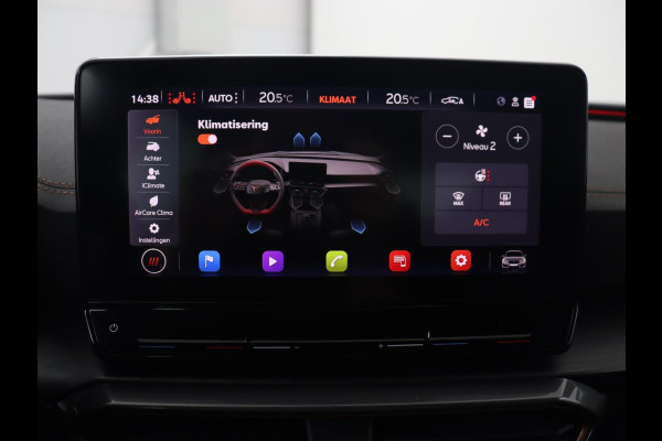 CUPRA Leon 1.4 eHybrid | 245pk | Stoel & stuurverwarming | Carplay | Memory | Sfeerverlichting | Parkeerhulp | Navigatie | Keyless | Full LED | Sportstoelen | Magnetic Tech Matt | PHEV | Plug In