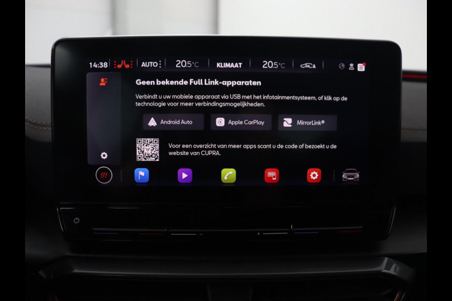 CUPRA Leon 1.4 eHybrid | 245pk | Stoel & stuurverwarming | Carplay | Memory | Sfeerverlichting | Parkeerhulp | Navigatie | Keyless | Full LED | Sportstoelen | Magnetic Tech Matt | PHEV | Plug In