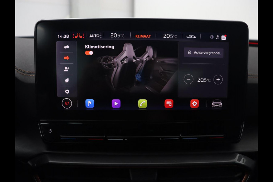 CUPRA Leon 1.4 eHybrid | 245pk | Stoel & stuurverwarming | Carplay | Memory | Sfeerverlichting | Parkeerhulp | Navigatie | Keyless | Full LED | Sportstoelen | Magnetic Tech Matt | PHEV | Plug In