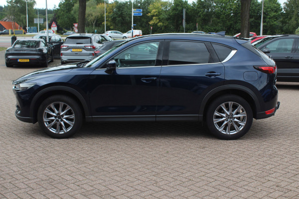 Mazda CX-5 2.0 SkyActiv-G 165 Luxury / Trekhaak / 360Camera / Head-up / Leder / Keyless / 19'' / Navigatie / Bose / Dodehoek / Stuur+Stoelverwarming / Adaptief Cruise Control