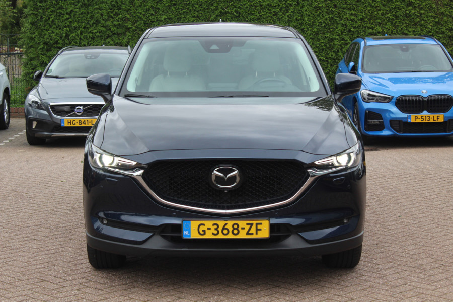 Mazda CX-5 2.0 SkyActiv-G 165 Luxury / Trekhaak / 360Camera / Head-up / Leder / Keyless / 19'' / Navigatie / Bose / Dodehoek / Stuur+Stoelverwarming / Adaptief Cruise Control