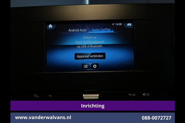 Mercedes-Benz Sprinter 316 CDI 164pk 3500kg Trekhaak L2H2 Inrichting Euro6 Airco | Standkachel | Camera | Cruisecontrol Apple carplay, android auto, parkeersensoren
