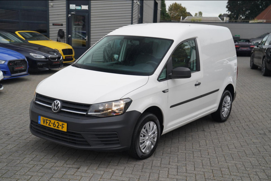 Volkswagen Caddy 2.0 TDI L1H1 BMT Trendline | 5 bak | Airco | Radio | NAP | Wit | Schuifdeur | EX BTW | Grijs Kenteken |